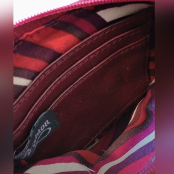 Brighton Y2K Burgundy Croc-Pattern Bag - Picture 5 of 6